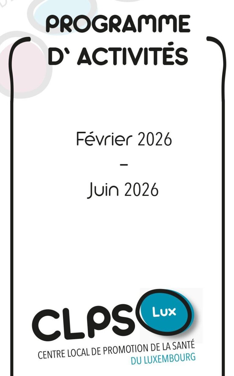 cover du programme d'activités